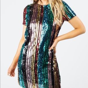 XXS Shaiann Sparkle Dress-Francescas Collection
